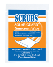 Scrubs Solar SGuard Sunscreen Wipes