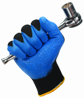 Nitrile foam coated gloves
