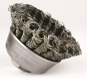 Osborn knotted-wire cup brush