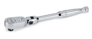Snap-on flex handle ratchet
