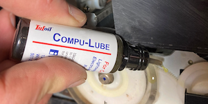 compu-lube dropper for gears