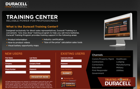 Duracell Training Center