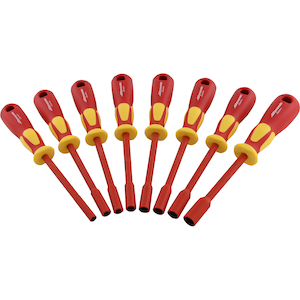 Dynamic Tools' VDE-certified Insulated Metric Nut Driver Set Dynamic Tools' VDE-certified Insulated Metric Nut Driver Set