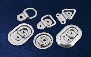 New line of stainless steel tie-down rings New line of stainless steel tie-down rings