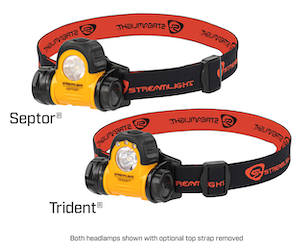 Streamlight upgrades Trident and Septor headlamps Streamlight upgrades Trident and Septor headlamps