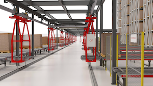 Swisslog introduces FastMove monorail for pallet transport Swisslog introduces FastMove monorail for pallet transport